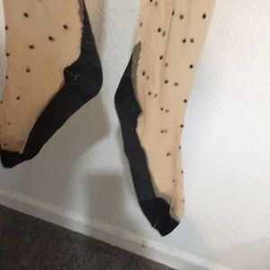 Nude color stockings // tights // thigh highs